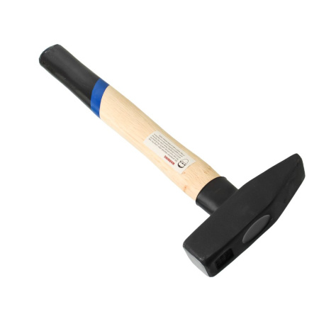 Изображение молоток слесарный с деревянной рукояткой vertextools (вертекс) 800 гр, кв.б. 
