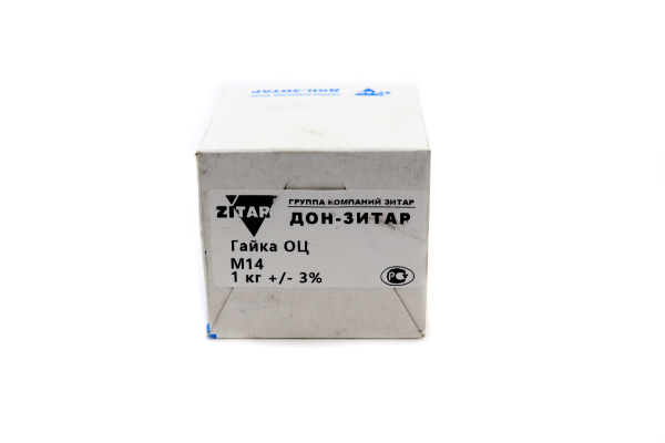 Изображение м14 оц. гайка шестигр. 1кг=40шт. din934