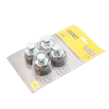 Изображение клемма инвертора 35-50 гнездо( бол. мама)/4 шт/в уп socket  weld