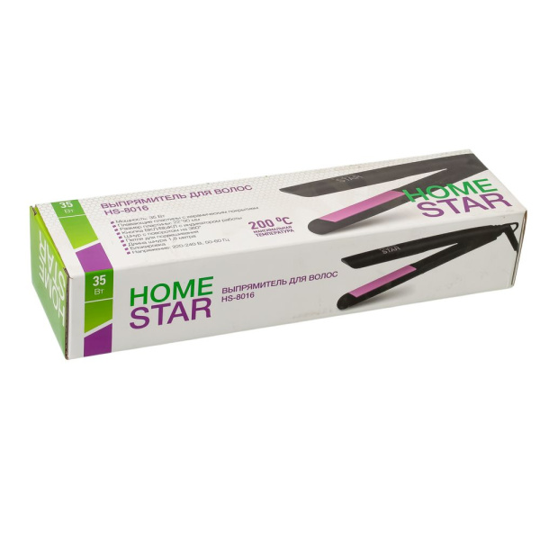 Изображение выпрямитель для волос homestar hs-8016 -zzz-